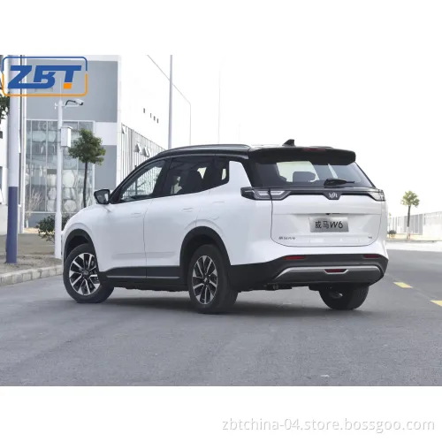 Green New Energy Vehicle Wm W6 Luxury Smart Private Electric Motor Car 4X2 2WD EV SUV with LED Automatic Steering Headlight